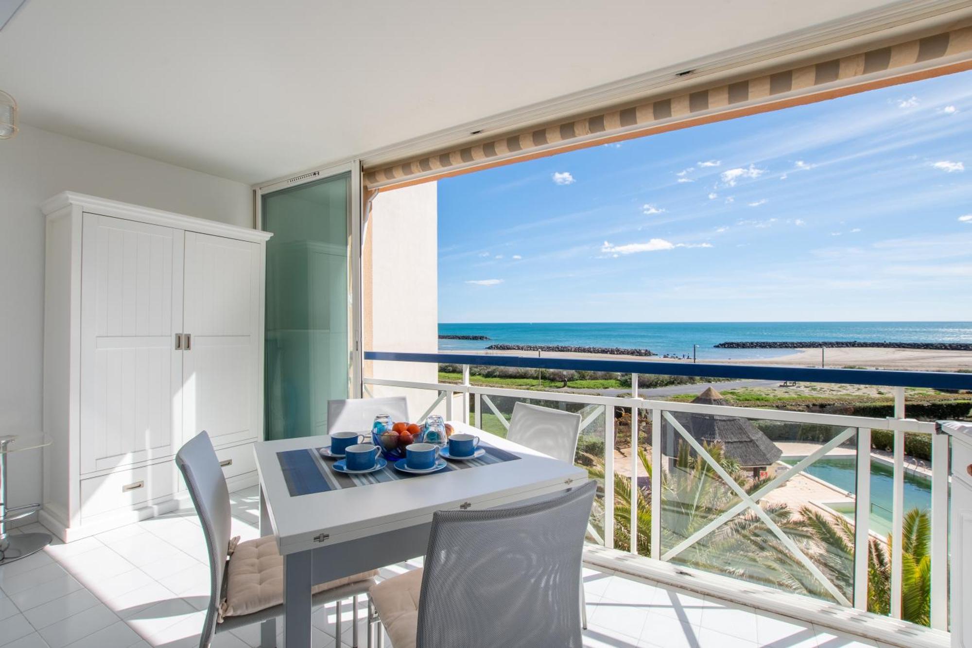 Apartment L'evasion Bleue * Wifi * Bord De * Piscine * Agde